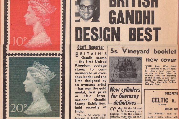 Article – Calcutta International Votes British Gandhi Stamp Best