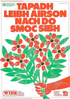 First Cleanair Anti-Smoking Poster in Scottish and Gaelic by Biman Mullick