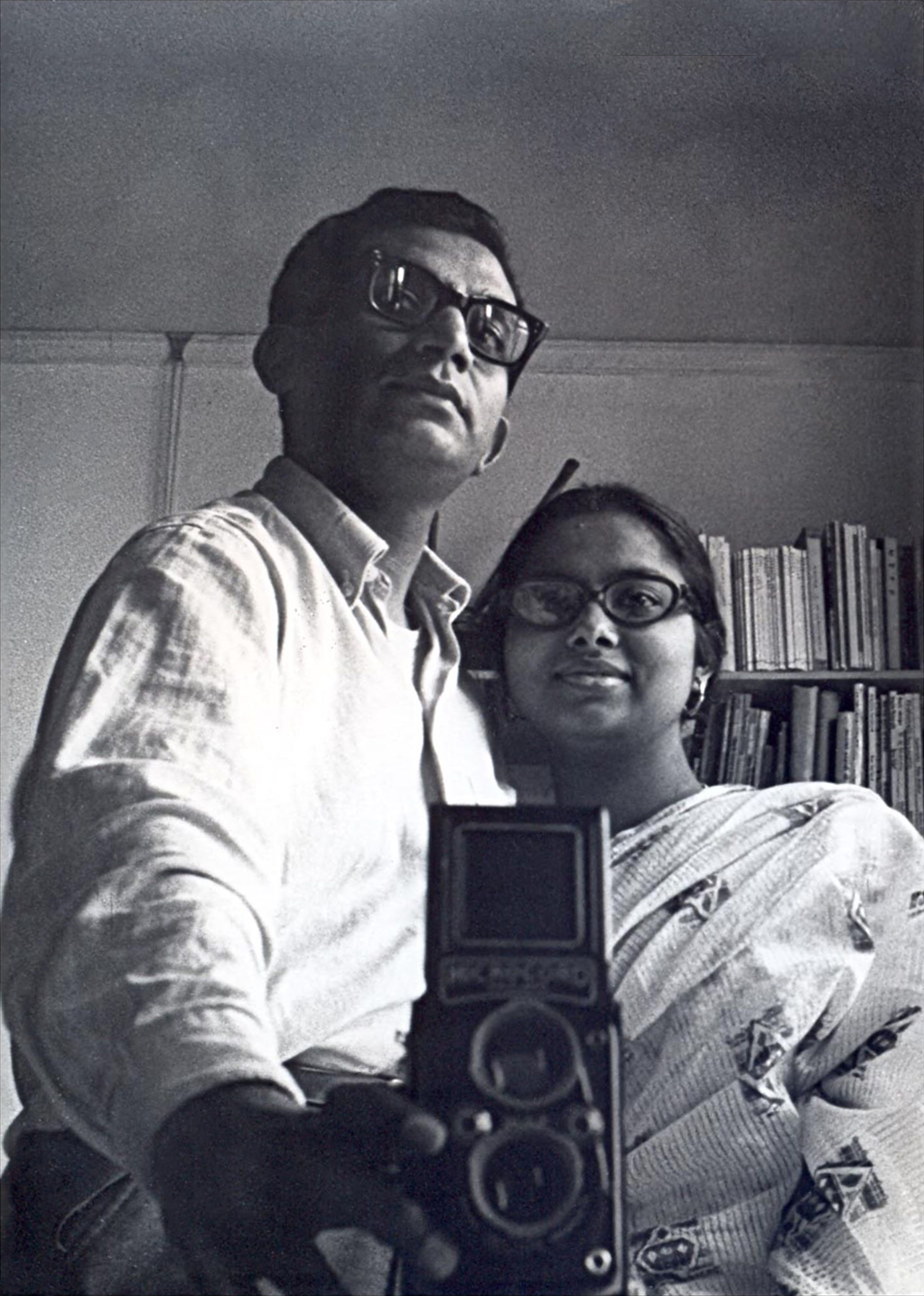 Biman Mullick and his wife Aparajita